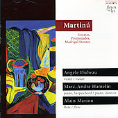 Martinu: Chamber Music / Alain Marion, Marc-Andre Hamelin