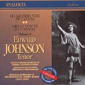 Great Voices of Canada Vol 2 / Edward Johnson