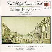 C.P.E. Bach: Berliner Symphonien / Hartmut Haenchen, et al C.P.E. Bach: Berliner Symphonien / Hartmut Haenchen, et al