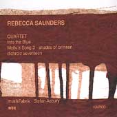 Saunders: Quartet, Into the Blue, etc / Asbury, Musikfabrik