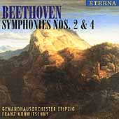 Beethoven: Symphonies no 2 & 4 / Konwitschny, Leipzig