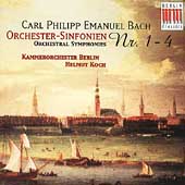 C.P.E. Bach: Orchestral Symphonies no 1 - 4 / Koch, et al C.P.E. Bach: Orchestral Symphonies no 1 - 4 / Koch, et al