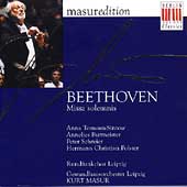 Masur Edition - Beethoven: Missa solemnis / Tomowa-Sintow