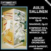Sallinen: Symphonies no 4 & 5, etc / DePreist, Malmoe SO