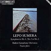 Sumera: Symphonies no 1, 2 & 3 / Jaervi, Malmoe SO