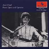Historic Recordings: Anni Frind - From Opera and Operetta
