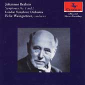 Brahms: Symphonies no 1 & 2 / Weingartner, London SO
