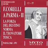 Corelli a Parma Vol 2 - La Forza, Norma, Trovatore, Tosca