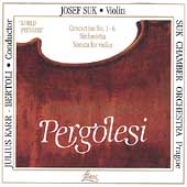 Pergolesi / Bertoli, Suk, Suk Chamber Orchestra Prague