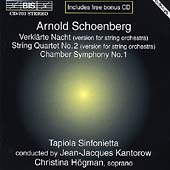 Schoenberg: Verklaerte Nacht, etc / Kantorow, Tapiola Sinf