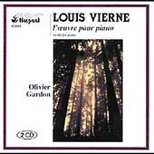 Vierne: l'oeuvre pour piano / Olivier Gardon