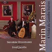 Marais: 4 Viola da Gamba Suites / Braumann, Jacobs