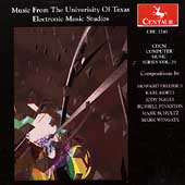 CDCM Computer Music Vol 20 - University of Texas Studios