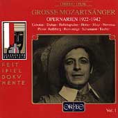 Grosse Mozartsaenger Vol 1 - Opernarien 1922-1942 Grosse Mozartsaenger Vol 1 - Opernarien 1922-1942