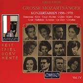 Grosse Mozartsaenger Vol 4 - Konzertarien 1956-1970