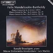 Mendelssohn-Bartholdy: Piano Concertos / Brautigam, Markiz