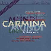 Carmina Mundi - Choir Music of the 20th Century / Nickoll