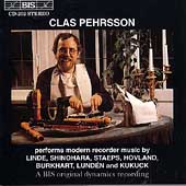 Clas Pehrsson performs modern recorder music Clas Pehrsson performs modern recorder music