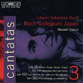 Bach: Cantatas Vol 3 / Suzuki, Bach Collegium Japan