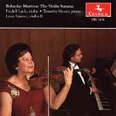 Martinu: The Violin Sonatas / Lack, Spierer, Hester
