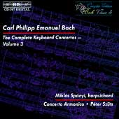 C.P.E. Bach: Complete Keyboard Concertos Vol 3 / Spanyi