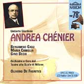 The 78s - Giordano: Andrea Chenier / de Fabritiis, Gigli