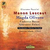 Puccini: Manon Lescaut / Vernizzi, Olivero, Borso, et al Puccini: Manon Lescaut / Vernizzi, Olivero, Borso, et al