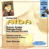 The 78s - Verdi: Aida / Sabajno, Giannini, Pertile, et al