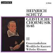 Schutz: Geistliche Chormusik 2 / Wilhelm Ehmann(cond), Westfalische Kantorei, etc