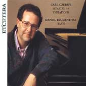 Czerny: Sonatas 1-4, Variations / Daniel Blumenthal
