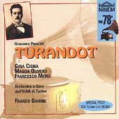The 78s - Puccini: Turandot / Cigna, Olivero, Merli, Neroni
