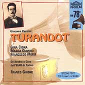 The 78s - Puccini: Turandot / Cigna, Olivero, Merli, Neroni The 78s - Puccini: Turandot / Cigna, Olivero, Merli, Neroni
