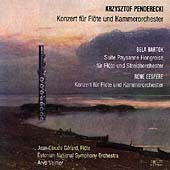 Penderecki, Eespere: Flute Concertos; Bartok /Gerard, Volmer