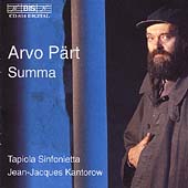 Paert: Summa / Kantorow, Tapiola Sinfonietta