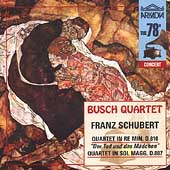 The 78s - Schubert: String Quartets / Busch Quartet The 78s - Schubert: String Quartets / Busch Quartet