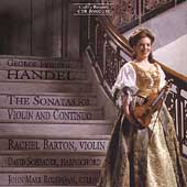 Handel: Sonatas for Violin and Continuo / Barton, et al Handel: Sonatas for Violin and Continuo / Barton, et al
