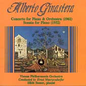 Ginastera: Concerto for Piano & Orchestra, Sonata for Piano / Hilde Somer(p), Ernest Marzendorfer(cond), Vienna Philharmonic Orchestra, etc Ginastera: Concerto for Piano & Orchestra, Sonata for Piano / Hilde Somer(p), Ernest Marzendorfer(cond), Vienna Philharmonic Orchestra, etc