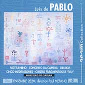 De Pablo: Notturnino, Concerto Da Camera, etc / Mefano De Pablo: Notturnino, Concerto Da Camera, etc / Mefano