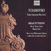 Tchaikovsky: Piano Concertos no 1 & 2 / Petukhov, Anissimov
