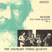 Brahms: Two String Quartets Op 51 / Colorado String Quartet