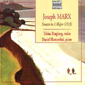 Marx: Sonata for Violin and Piano / Ringborg, Blumenthal