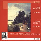 Arensky, Smetana: Trios / Arthur Grumiaux Piano Trio