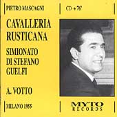 Mascagni: Cavalleria Rusticana / Votto, Di Stefano, et al Mascagni: Cavalleria Rusticana / Votto, Di Stefano, et al