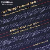 C.P.E. Bach: Complete Keyboard Concertos Vol 7 / Spanyi