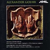 Goehr: Piano Concerto, Symphony / Serkin, Knussen, Bernas