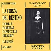 Verdi: La Forza del Destino / Patane, Caballe, Carreras, etc Verdi: La Forza del Destino / Patane, Caballe, Carreras, etc