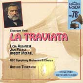 The 78s - Verdi: La Traviata / Toscanini, Albanese, et al