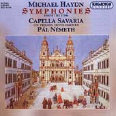 カペラ・サヴァリア/M.Haydn: Symphonies / Pal Nemeth(cond), Capella Savaria