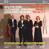 Rabl, Brahms, Zemlinsky / Ensemble Kontraste Rabl, Brahms, Zemlinsky / Ensemble Kontraste