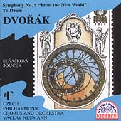 Dvorak: Symphony No 9, Te Deum / Neumann, Czech Philharmonic